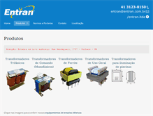 Tablet Screenshot of entran.com.br